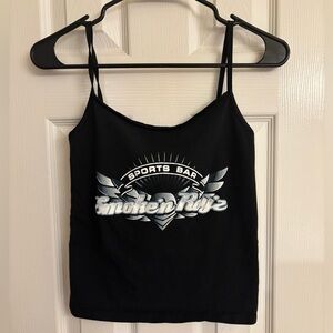 Vintage Y2K Sports Bar Women’s Spaghetti Strap Tank Top Size Medium